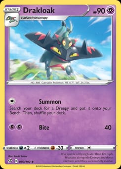 Rebel Clash Drakloak #90 card
