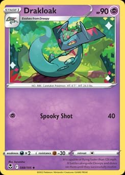 Silver Tempest Drakloak #88 card