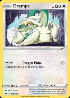 Sword & Shield Drampa #149 card