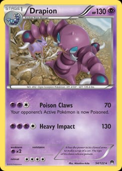 2016 BREAKpoint Drapion #54 card