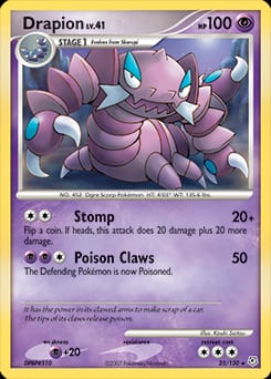 Diamond & Pearl Drapion #23 card