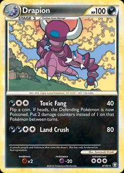 2010 HS—Triumphant Drapion #4 card