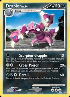 2008 Stormfront Drapion #15 card