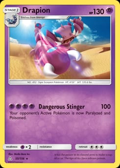 Ultra Prism Drapion #55 card