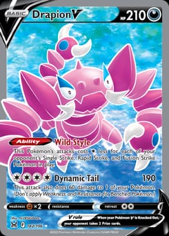 2022 Lost Origin Drapion V #182 card