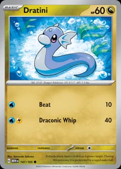 151 Dratini #147 card