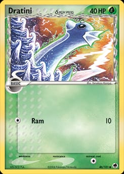 2006 Dragon Frontiers Dratini δ #46 card