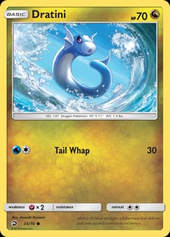 Dragon Majesty Dratini #35 card