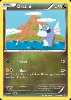 Roaring Skies Dratini #49 card
