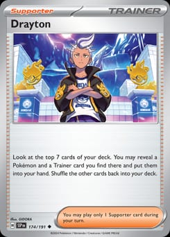 Surging Sparks Drayton #174 card