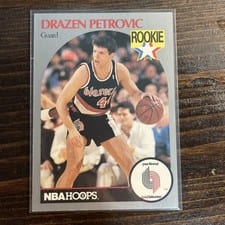 1990-91 Hoops Base Set Drazen Petrovic #248 card