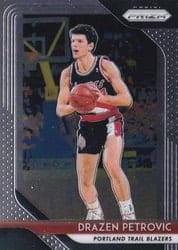 2018-19 Panini Prizm Base Set Drazen Petrovic #275 card