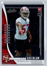 2019 Panini Absolute Dre Greenlaw #186 card