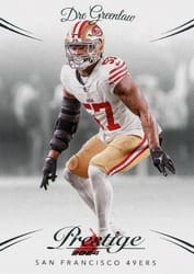 2024 Panini Prestige Base Set Dre Greenlaw #262 card