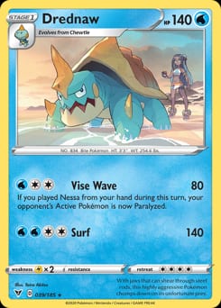 Vivid Voltage Drednaw #39 card