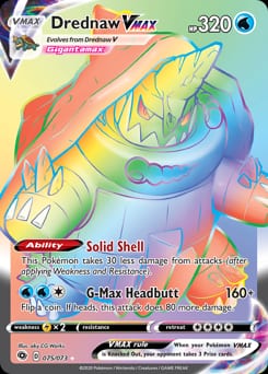 Champion's Path Drednaw VMAX #75 card