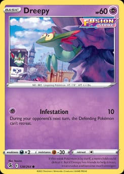 Fusion Strike Dreepy #128 card