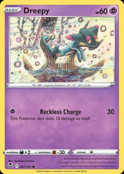 Silver Tempest Dreepy #87 card