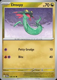 Twilight Masquerade Dreepy #128 card