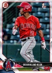 2018 Bowman Draft Base Set Drevian Williams-Nelson #BD-77 card