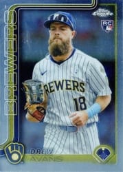 2025 Topps Chrome Update Base Set Drew Avans #USC47 card