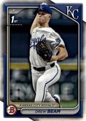 2024 Bowman Draft Base Set Drew Beam #BD-75 card