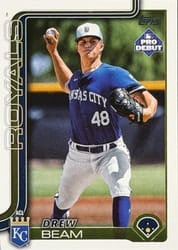 2025 Topps Pro Debut Base Set Drew Beam #PD-144 card