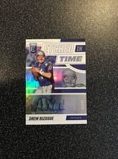 2022 Donruss Elite Etched in Time Signatures Drew Bledsoe #ET-DB card