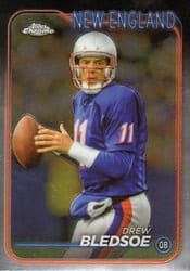2024 Topps Chrome Base Set Drew Bledsoe #122 card