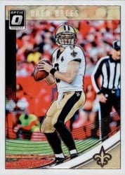 2018 Donruss Optic Base Set Drew Brees #68 card