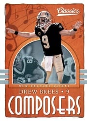 2018 Panini Classics Composers Drew Brees #16 card