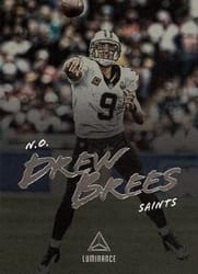 2018 Panini Luminance Base Set Drew Brees #81 card