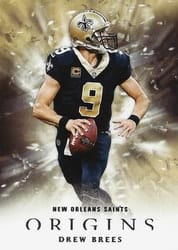 2018 Panini Origins Base Set Drew Brees #78 card