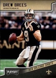 2018 Panini Playoff Base Set Drew Brees #132 card