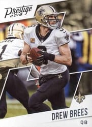 2018 Panini Prestige Base Set Drew Brees #189 card