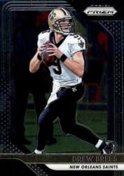 2018 Panini Prizm Base Set Drew Brees #63 card