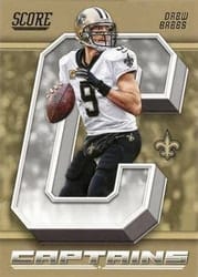2018 Score Captains Drew Brees #20 card