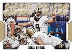2018 Score Signal Callers Drew Brees #21 card