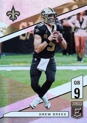 2019 Donruss Elite Base Set Drew Brees #32 card
