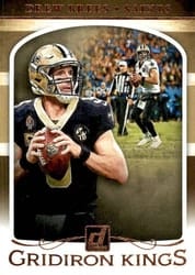 2019 Donruss Gridiron Kings Drew Brees #GK-2 card