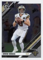 2019 Donruss Optic Base Set Drew Brees #66 card