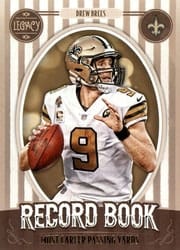 2019 Panini Legacy Record Book Drew Brees #RB-DB card