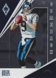 2019 Panini Phoenix Comeback Drew Brees #10 card