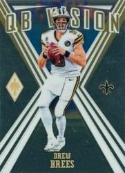 2019 Panini Phoenix QB Vision Drew Brees #13 card