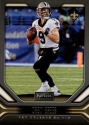 2019 Panini Playbook Base Set Drew Brees #97 card