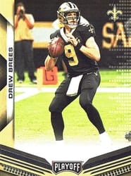 2019 Panini Playoff Base Set Drew Brees #146 card