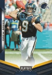 2019 Panini Playoff Base Set Drew Brees #90 card