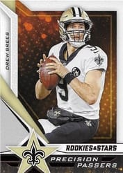 2019 Panini Rookies & Stars Precision Passers Drew Brees #PP-DB card