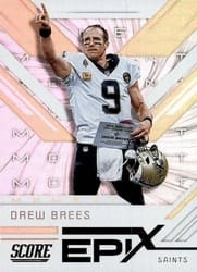 2019 Score Epix Moment Drew Brees #EM-4 card