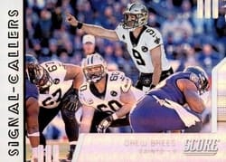 2019 Score Signal-Callers Drew Brees #SC-23 card